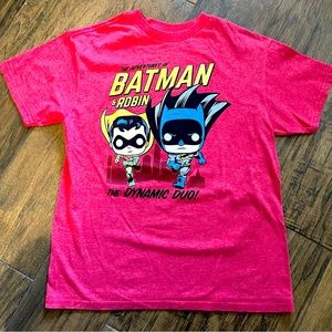 Batman The Dynamic Duo Red Boys T-Shirt